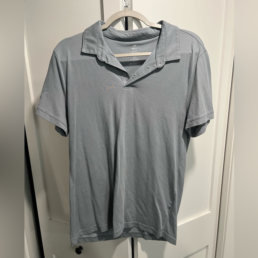 Medium light blue polo